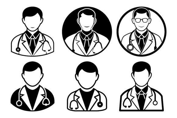 Doctor Line Icons Set: A Designer’s Review for Embroidery