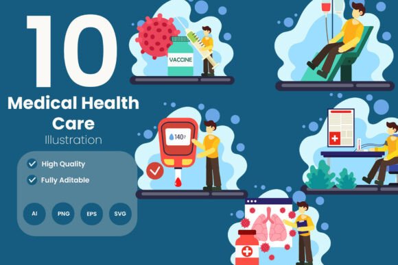 Health Check Up Illustration Pack Review