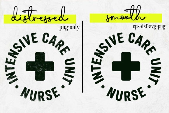 ICU Nurse SVG PNG for Real Embroidery Projects