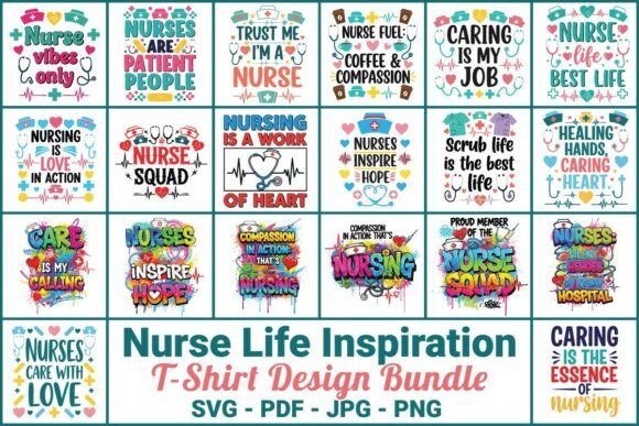 Nurse Life Inspiration Design Bundle