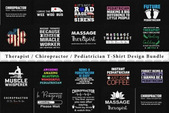 Therapist Chiro Pediatrician Bundle